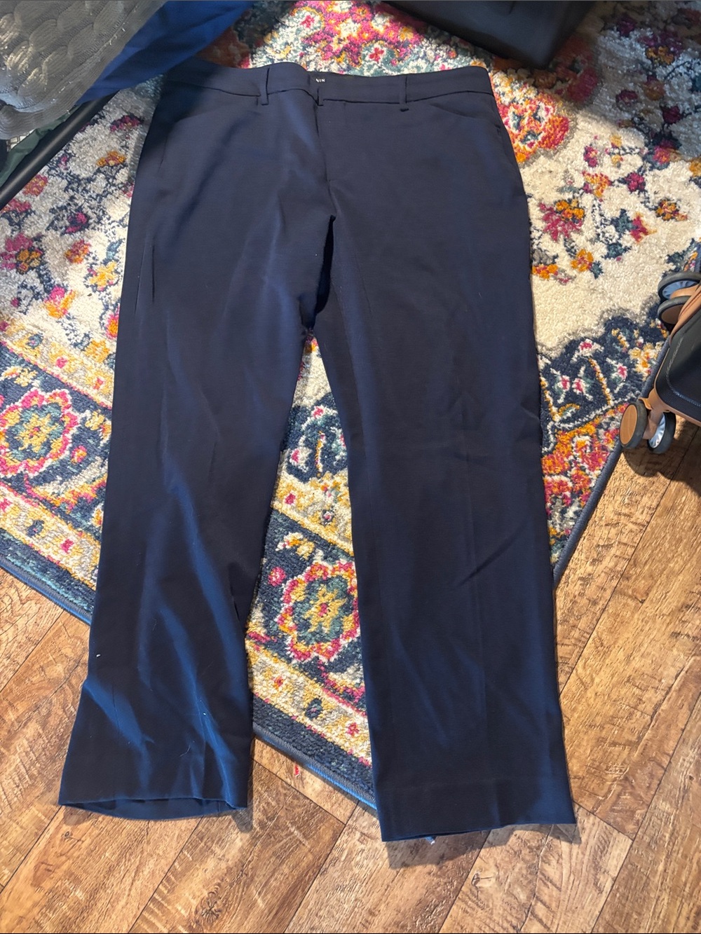 Dark Navy Dress Pants - Classic Tailored Trousers